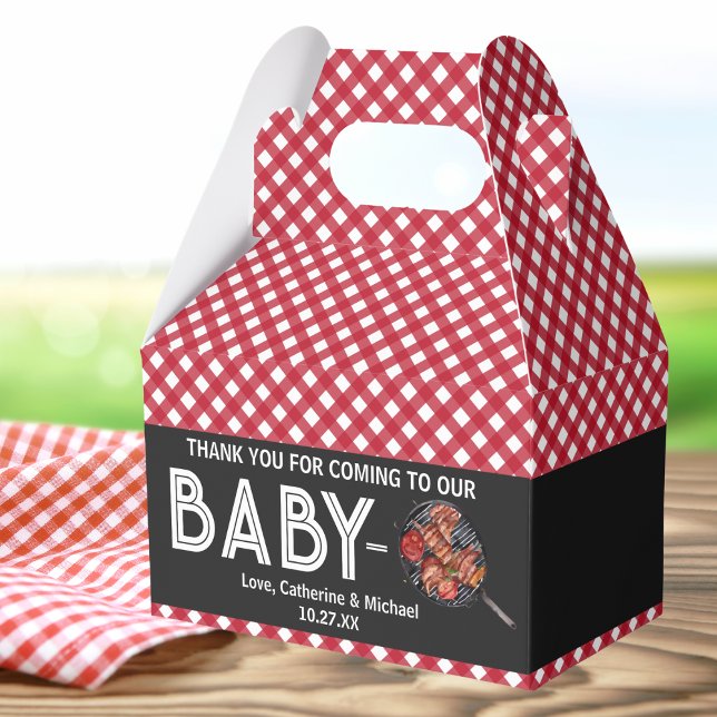 Baby-Q BBQ Barbecue Baby Shower  Favour Box (Creator Uploaded)