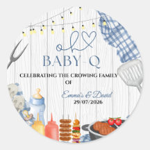 Baby-Q Boy Rustic BBQ Baby Shower