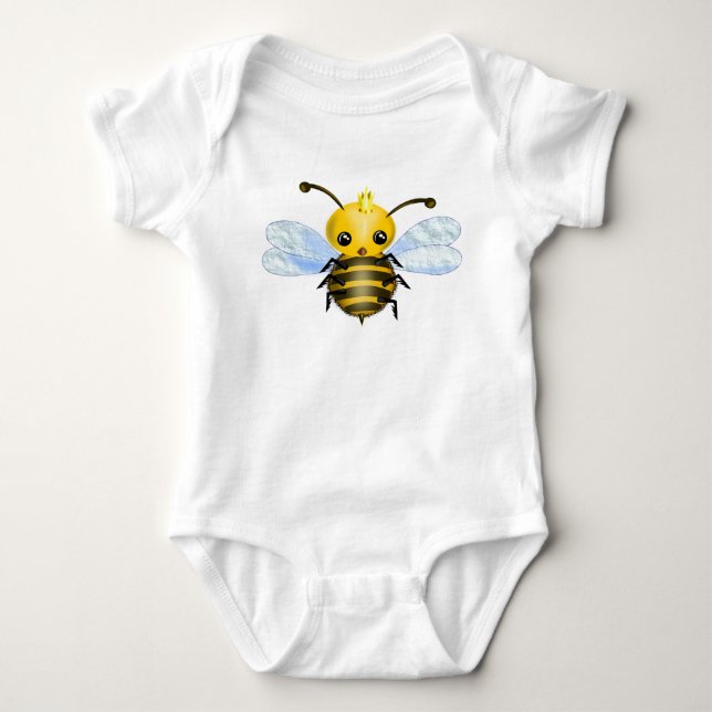 Baby Queen Bee Baby Bodysuit (Front)