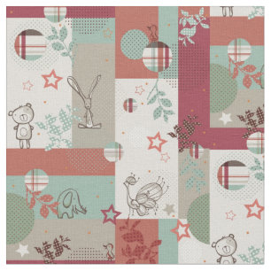 Baby Quilt Pattern 2 Fabric