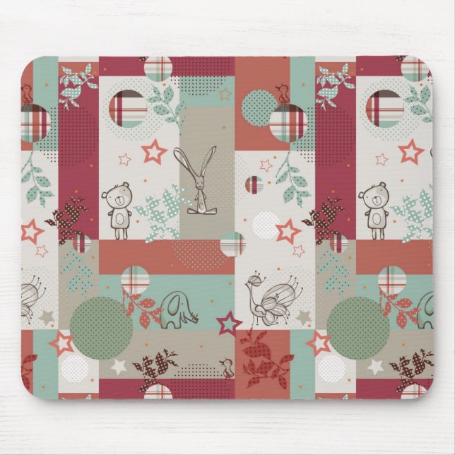 Baby Quilt Pattern 2 Mouse Pad (Front)