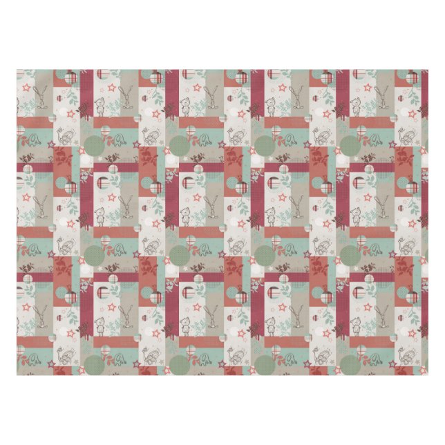 Baby Quilt Pattern 2 Tablecloth (Front (Horizontal))