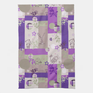 Baby Quilt Pattern Tea Towel
