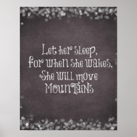 Baby Quote: Let Her Sleep, for When She Wakes