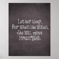 Baby Quote: Let Her Sleep, for When She Wakes