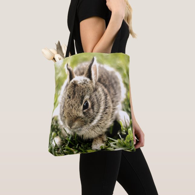 Baby Rabbit Tote Bag (Close Up)