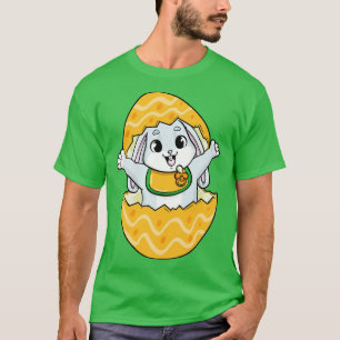 Baby rabbit with Pacifier Bib and Egg T-Shirt