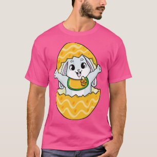 Baby rabbit with Pacifier Bib and Egg T-Shirt