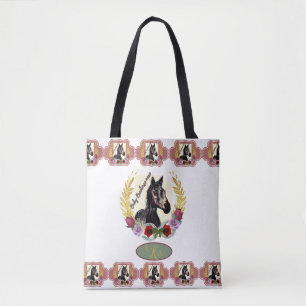 Baby Racehorse Mare wins the race  Tote Bag