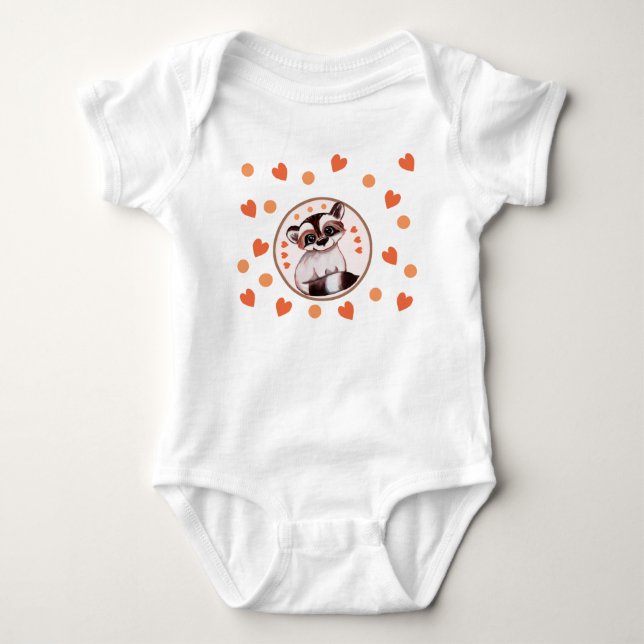 Baby Racoon  Bodysuit (Front)
