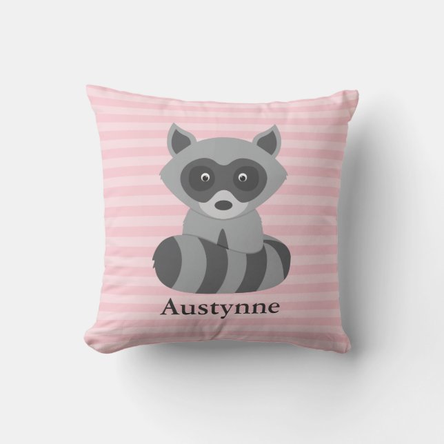 Baby Racoon Cushion (Front)