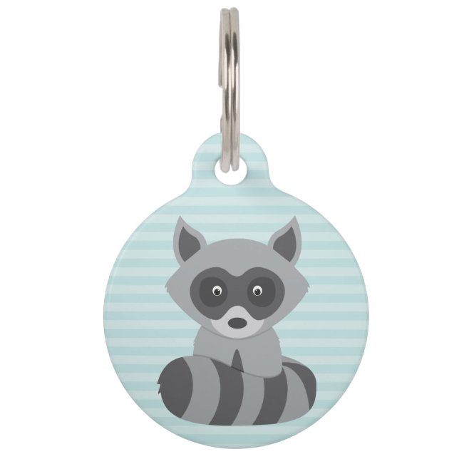 Baby Racoon Pet Tag (Front)
