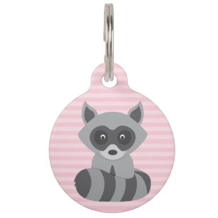 Baby Racoon Pet Tag