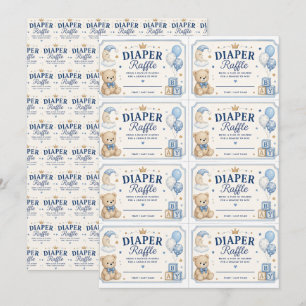 Baby Raffle Diaper Invitation