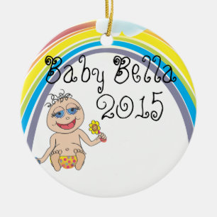 Baby Rainbow Cartoon Ceramic Tree Decoration