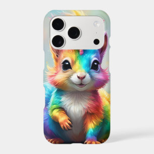 Baby Rainbow Coloured Unicorn Squirrel,