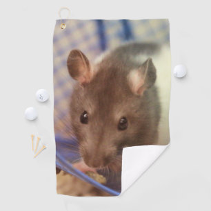Baby rat golf towel