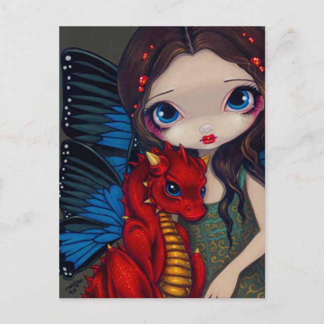 "Baby Red Dragon" Postcard (Front)