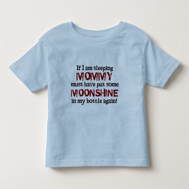 Baby Redneck Moonshine in the Bottle Toddler T-Shirt (Front)