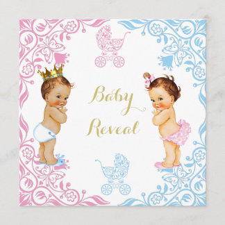 Baby Reveal Baby Shower Invitation