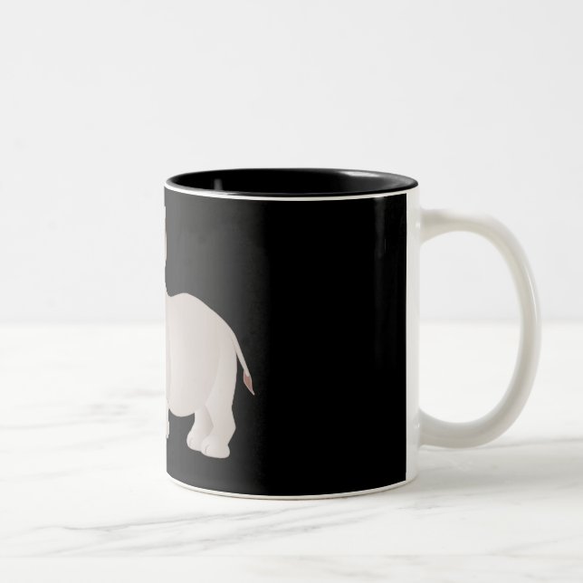 Baby Rhino Two-Tone Coffee Mug (Right)
