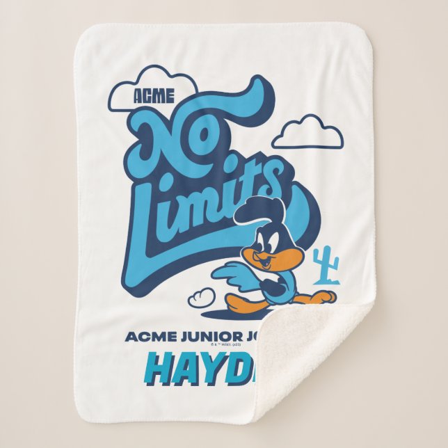 Baby ROAD RUNNER™ - No Limits Sherpa Blanket (Front)