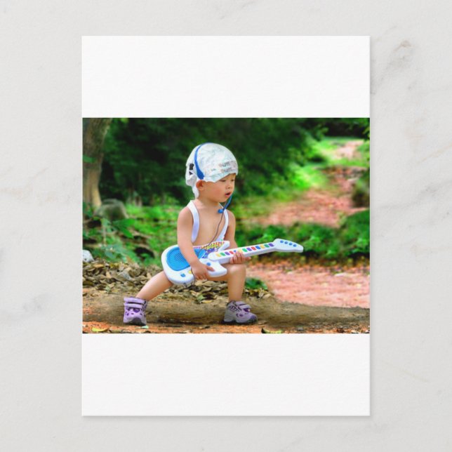 Baby Rock Star Postcard (Front)