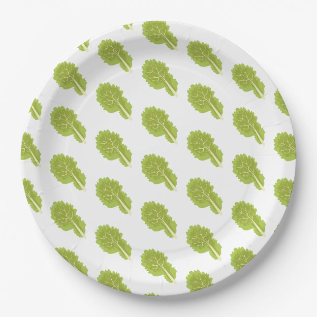 Baby Romaines Paper Plate (Front)