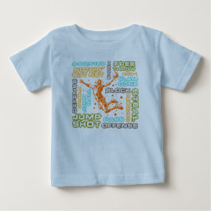 Baby Romper, Basketball T-Shirt