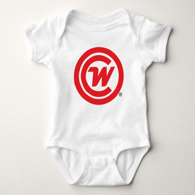 Baby Romper - CLUBWAKA Logo Icon Bodysuit (Front)