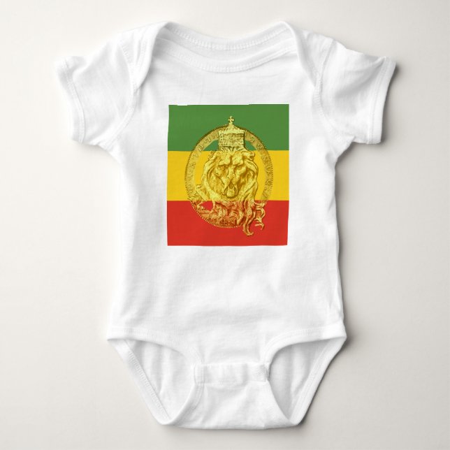 Baby Romper Lion of Judah Design Bodysuit (Front)