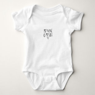 Baby Romper - My Aunt Is My BFF Baby Bodysuit