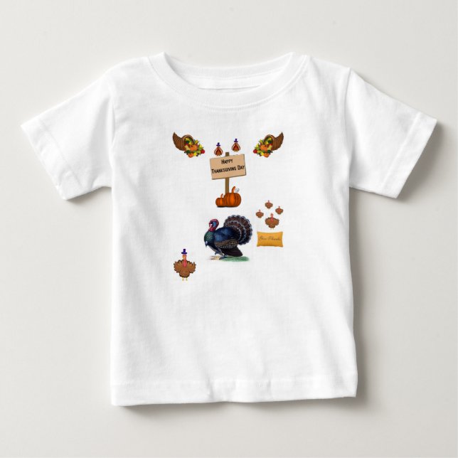 Baby Romper T-Shirt (Front)