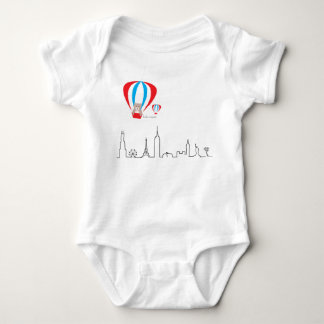 Baby Romper with World skyline Bodysuit