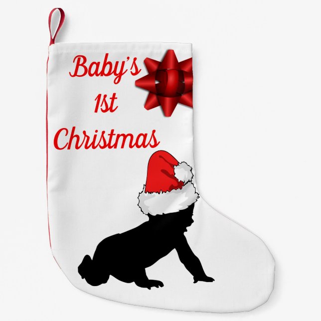 Baby’s 1st Christmas stocking (Front)