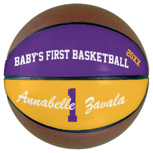 Baby’s First Basketball Custom Colours