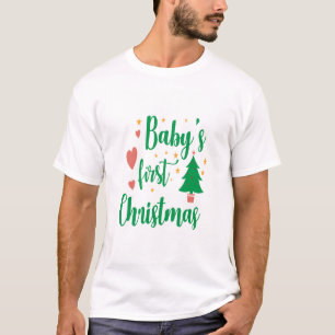 Baby’s First Christmas - Adorable Festive Design T-Shirt
