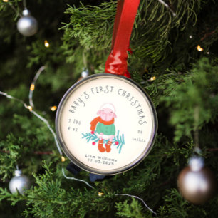 Baby’s First Christmas Adorable Lamb Ornament