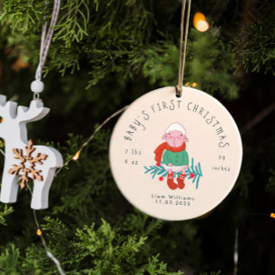 Baby’s First Christmas Adorable Lamb Ornament