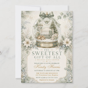 Baby’s First Christmas Holiday Baby Shower Invitation