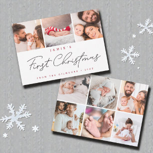 Baby’s First Christmas Multiple Photos Holiday Card