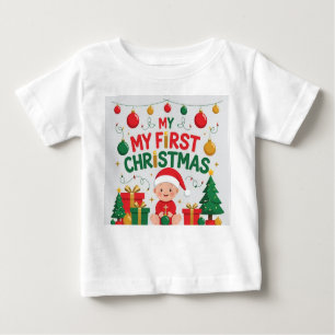 Baby’s First Christmas Shirt   Adorable Xmas Gift