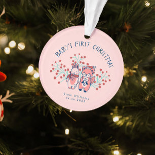 Baby’s First Christmas Woodland Friends Ornament