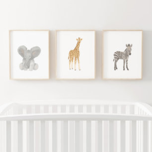 Baby Safari Animal Nursery Decor