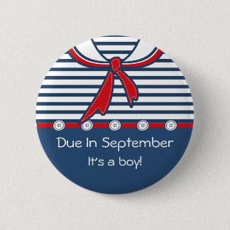 Baby Sailor Suit B 6 Cm Round Badge