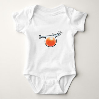 baby salmon bodysuit