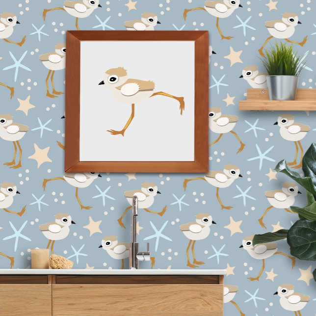 Baby Sandpiper or Piping Plover Chick Poster (Creator Uploaded)