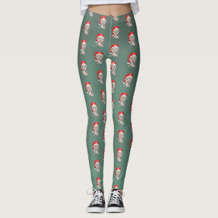 Baby Santa Claus Christmas Leggings