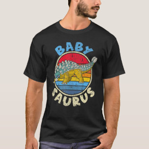 Baby Saurus I Ankylosaurus Dinosaur I Family Match T-Shirt