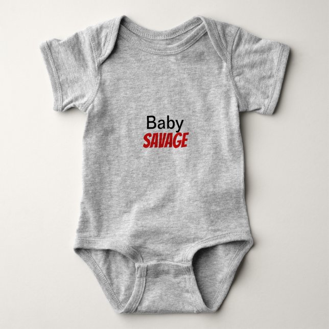 Baby Savage Baby Bodysuit (Front)